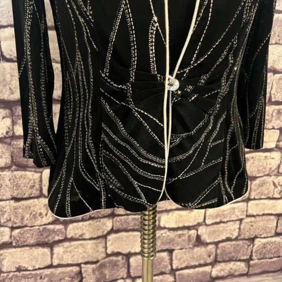 Alex Evenings Matching Jacket & Tank Size Small - Picture 3 of 10